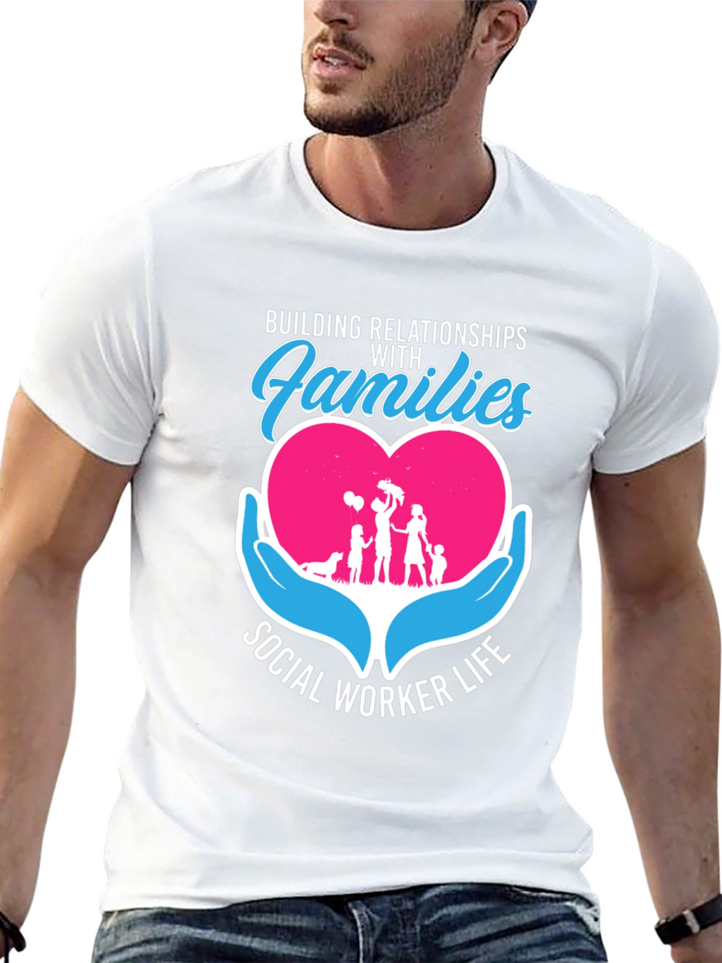 Social Worker Life Relationships with Families T-Shirt