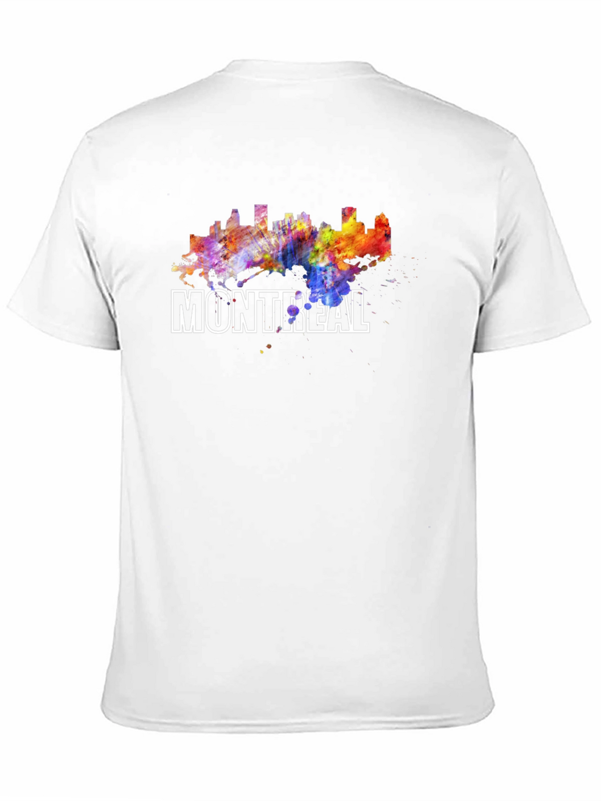 Montreal Skyline Watercolor Graphic T-Shirt