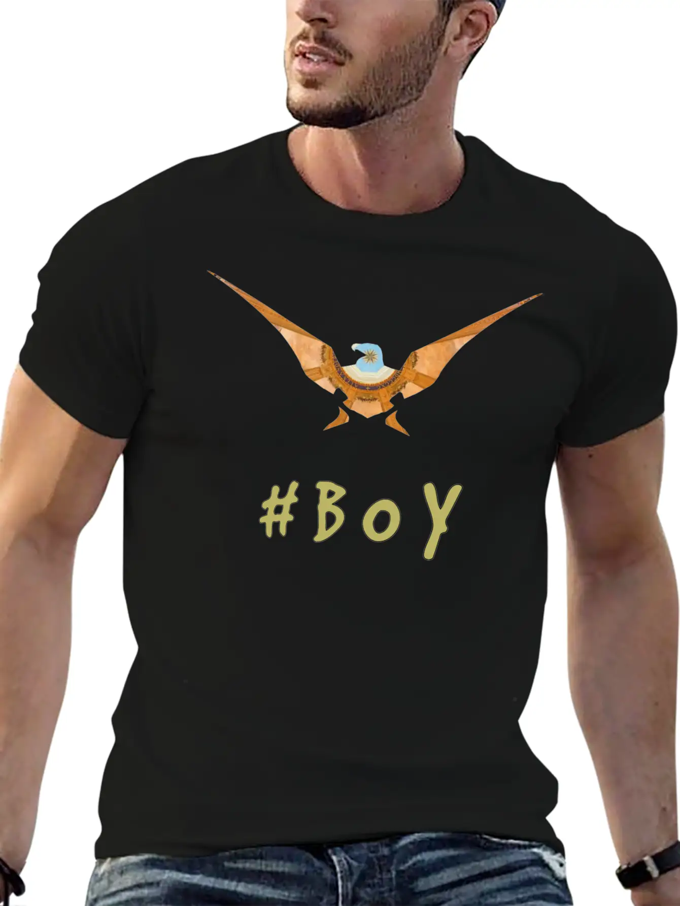 Eagle Boy Relaxed Everyday Tee – Lightweight And Durable Cotton