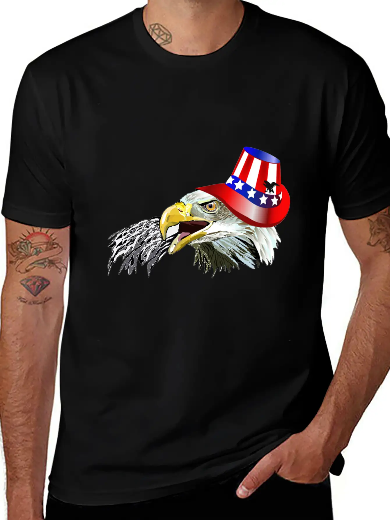Eagle Breathable Graphic T-Shirt – Perfect For Casual Days
