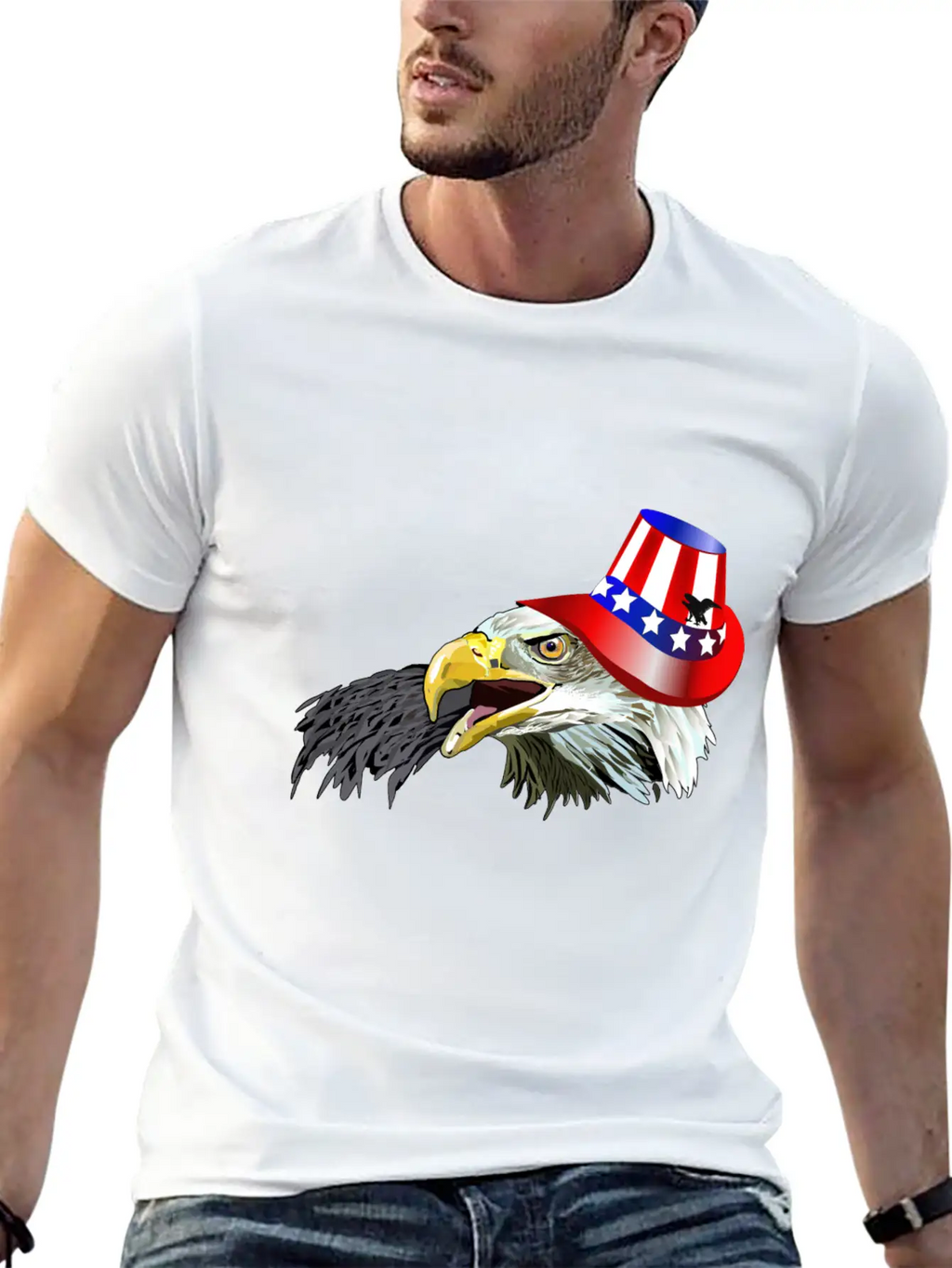 Eagle Breathable Graphic T-Shirt – Perfect For Casual Days