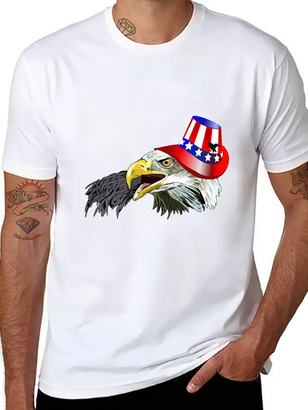 Eagle Breathable Graphic T-Shirt – Perfect For Casual Days