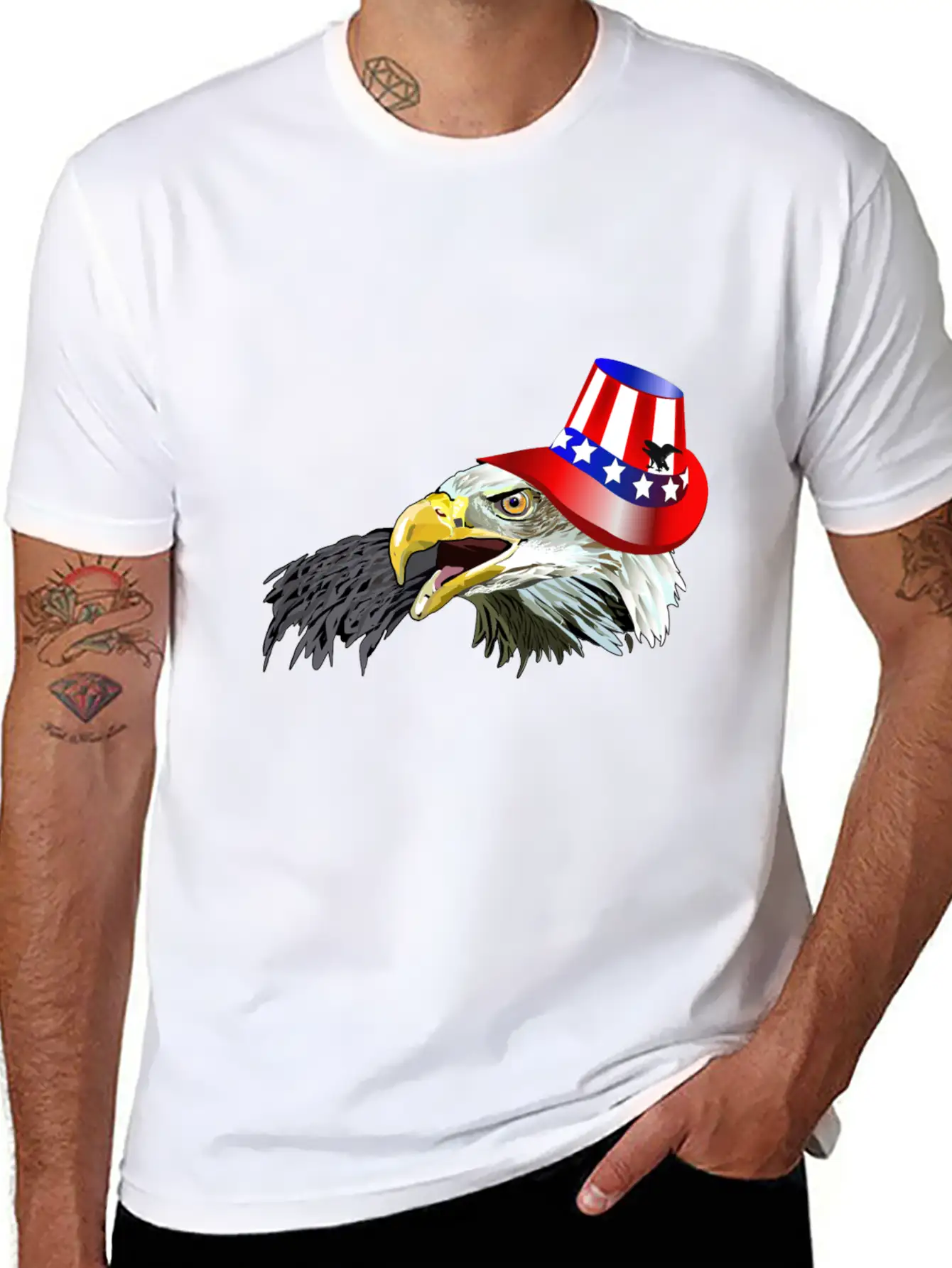 Eagle Breathable Graphic T-Shirt – Perfect For Casual Days