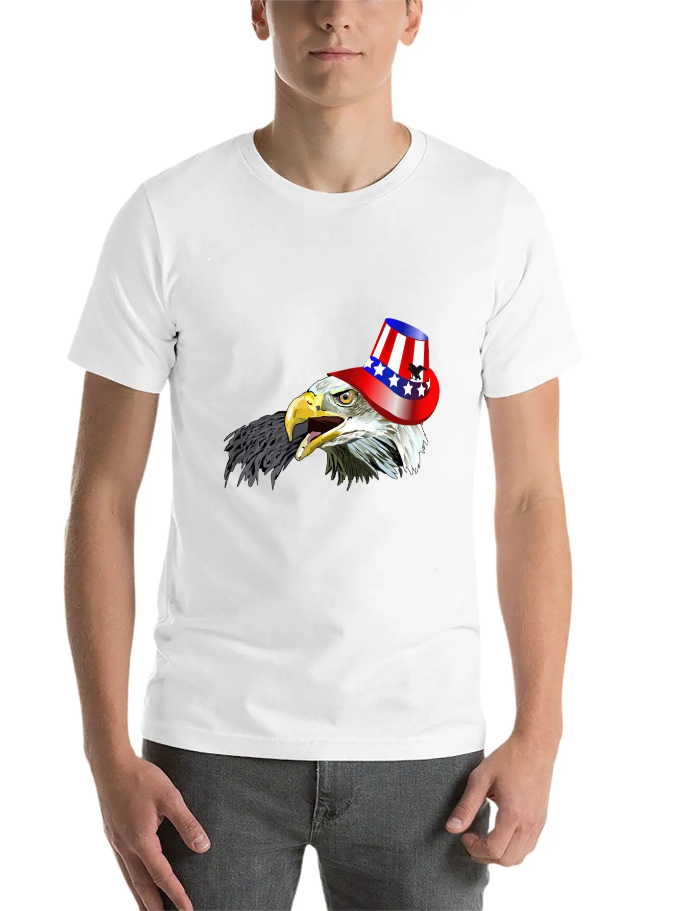 Eagle Breathable Graphic T-Shirt – Perfect For Casual Days