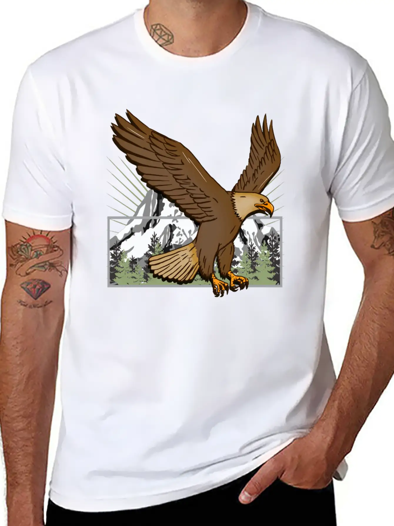 Eagle Classic Cotton Tee – Unisex Comfort For Any Season