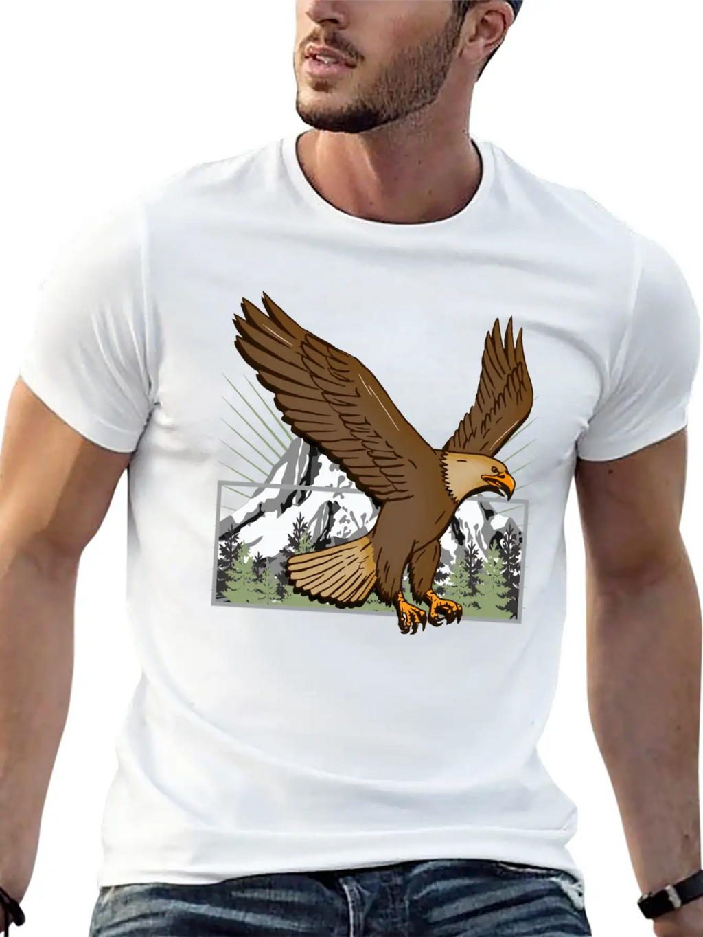 Eagle Classic Cotton Tee – Unisex Comfort For Any Season