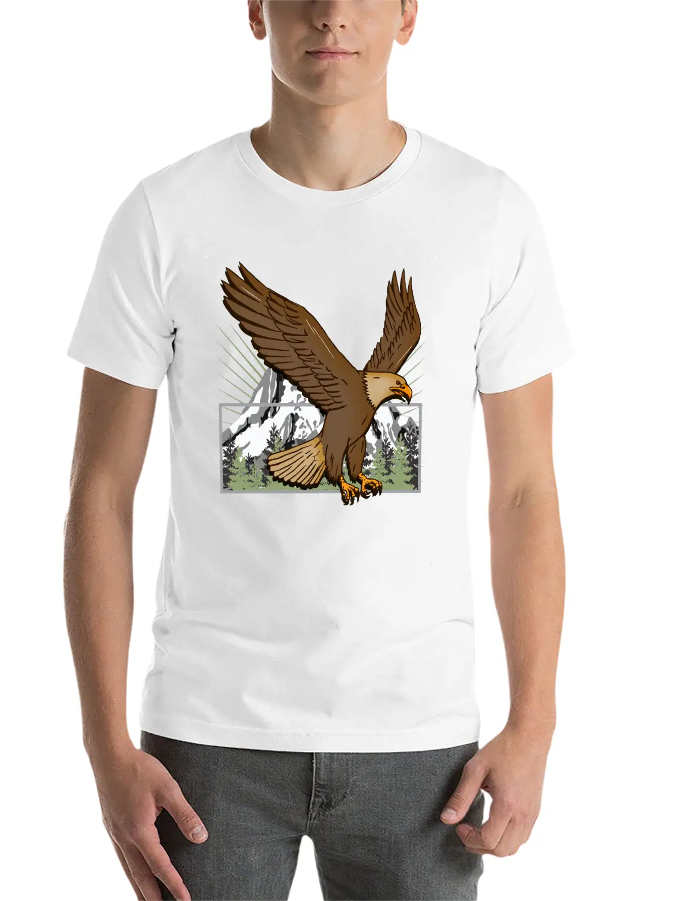 Eagle Classic Cotton Tee – Unisex Comfort For Any Season