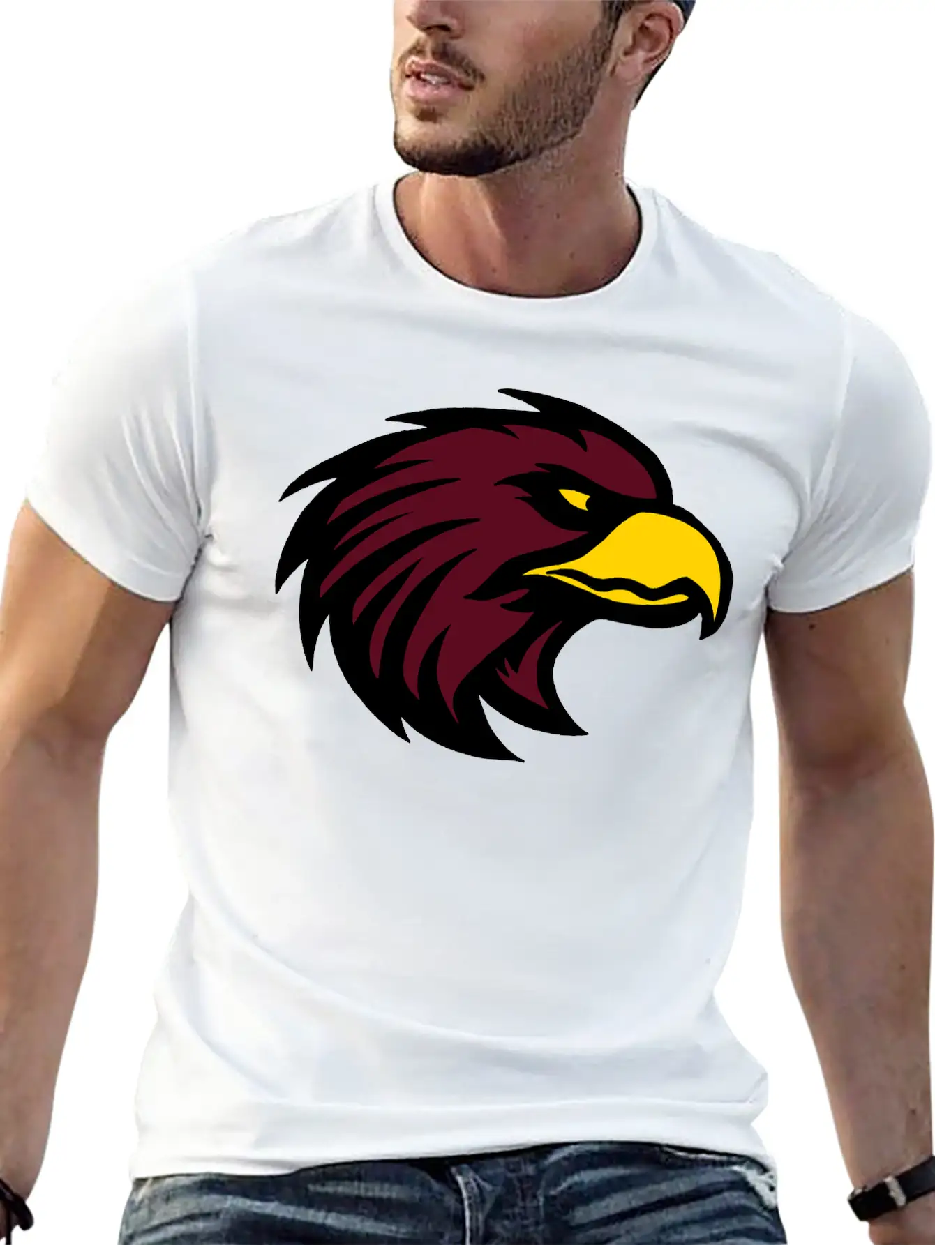 Eagle Color USA Breathable Soft Cotton T-Shirt – Timeless Casual Look