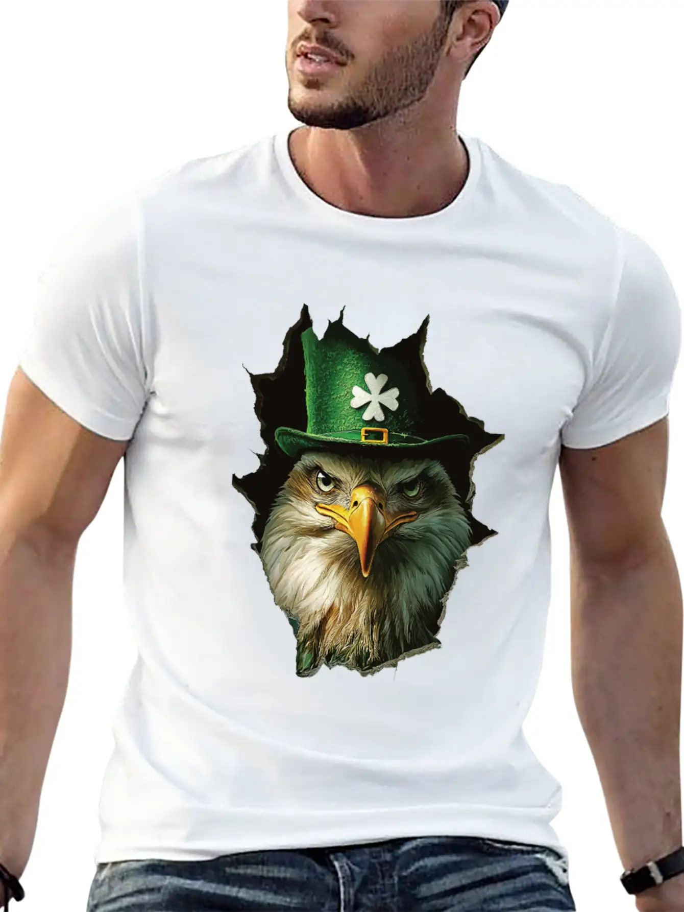 Eagle Essential Cotton Tee For Daily Outfits – Unisex Style