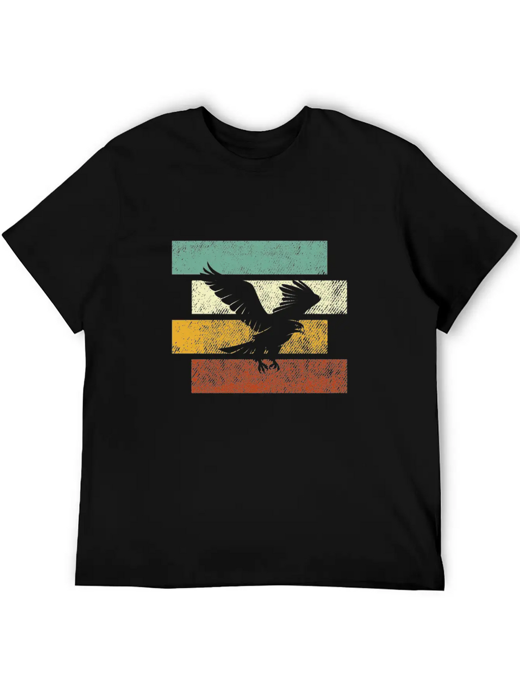 Eagle Retro Basic Graphic T-Shirt – Daily Comfort In Soft Cotton