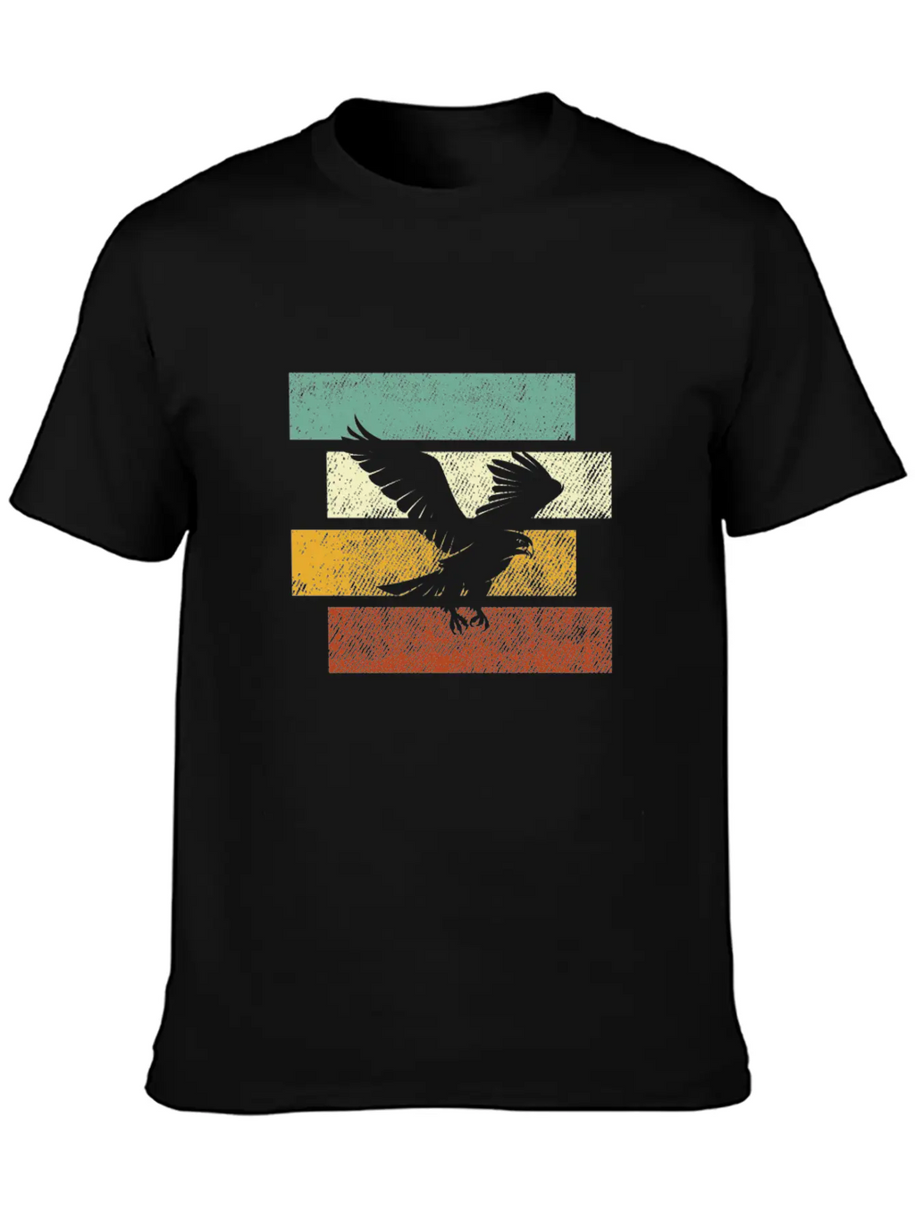 Eagle Retro Basic Graphic T-Shirt – Daily Comfort In Soft Cotton
