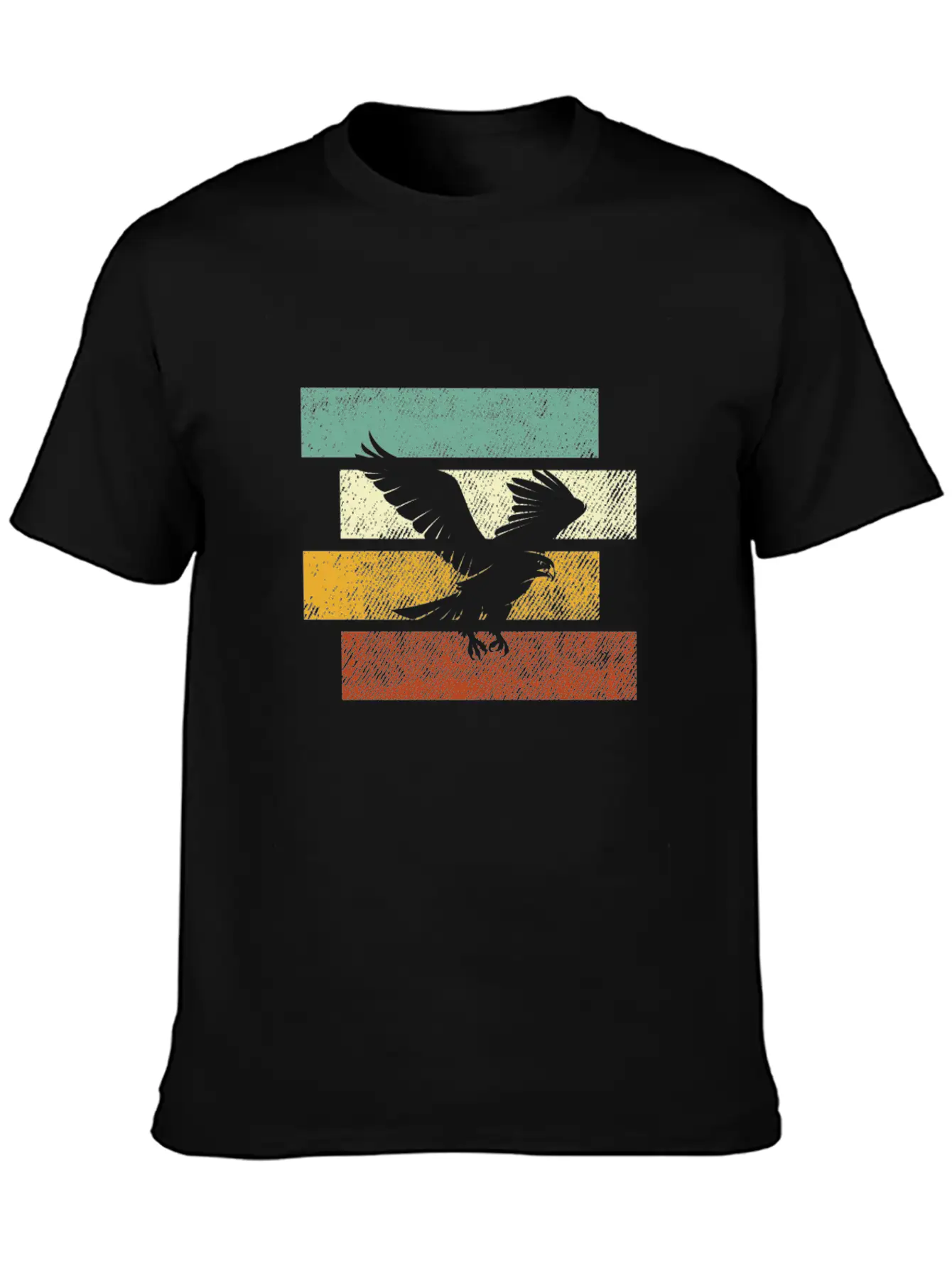 Eagle Retro Basic Graphic T-Shirt – Daily Comfort In Soft Cotton