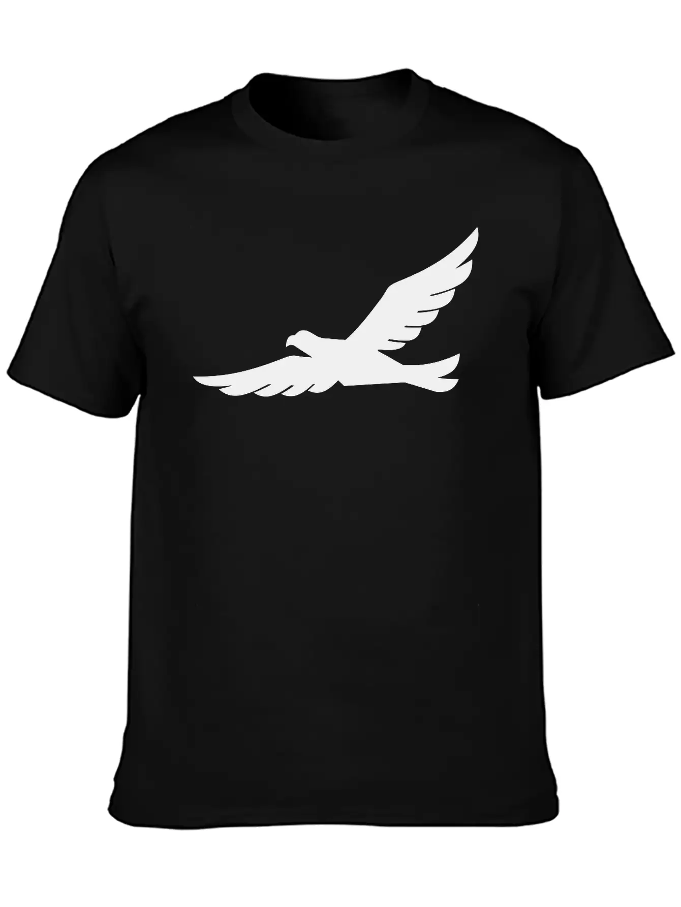 Eagle Silhouette Stylish Everyday T-Shirt – Unisex Basic Cotton Tee
