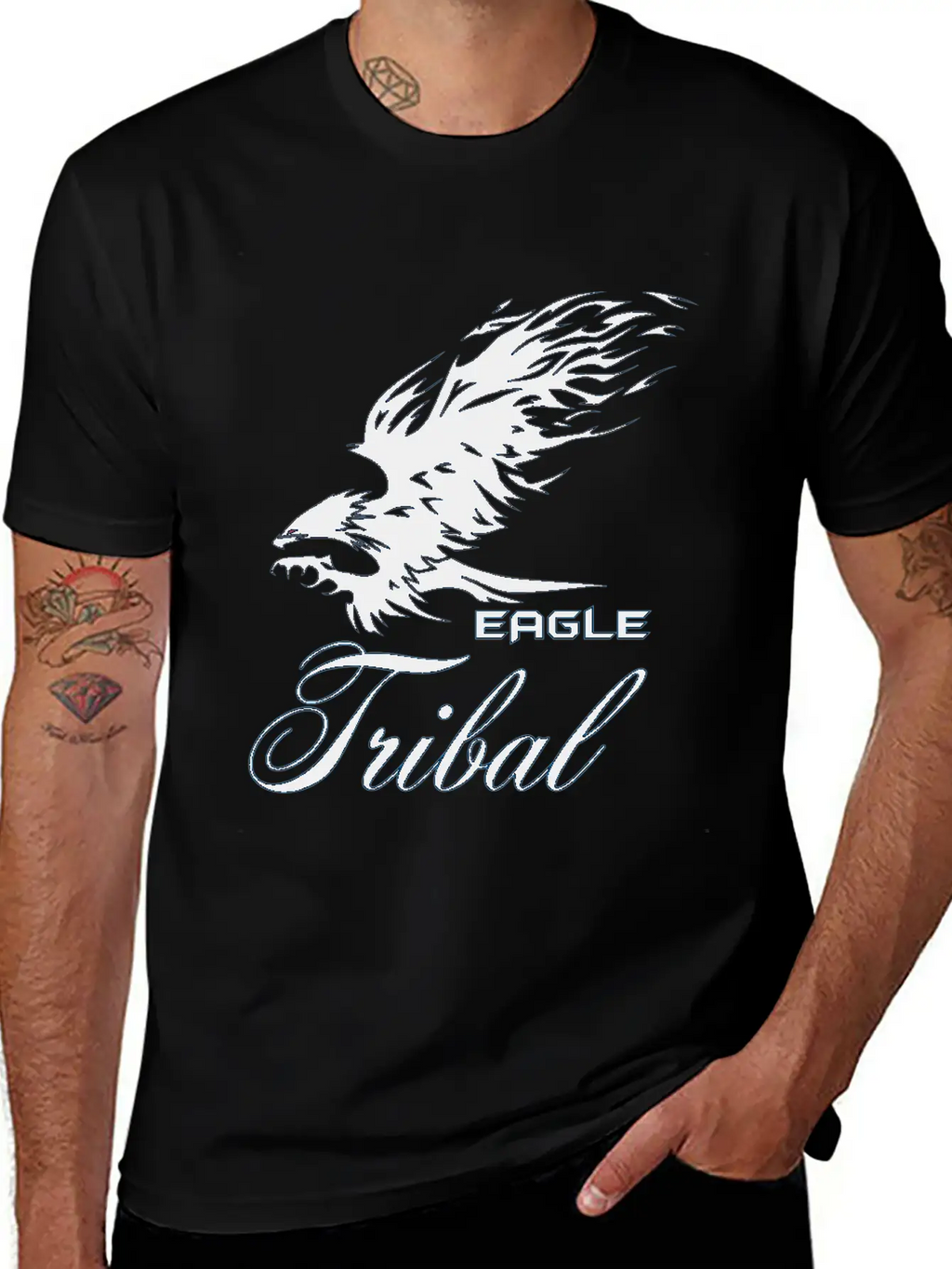 Eagle Tribal Essential Cotton Tee For Daily Outfits – Unisex Style