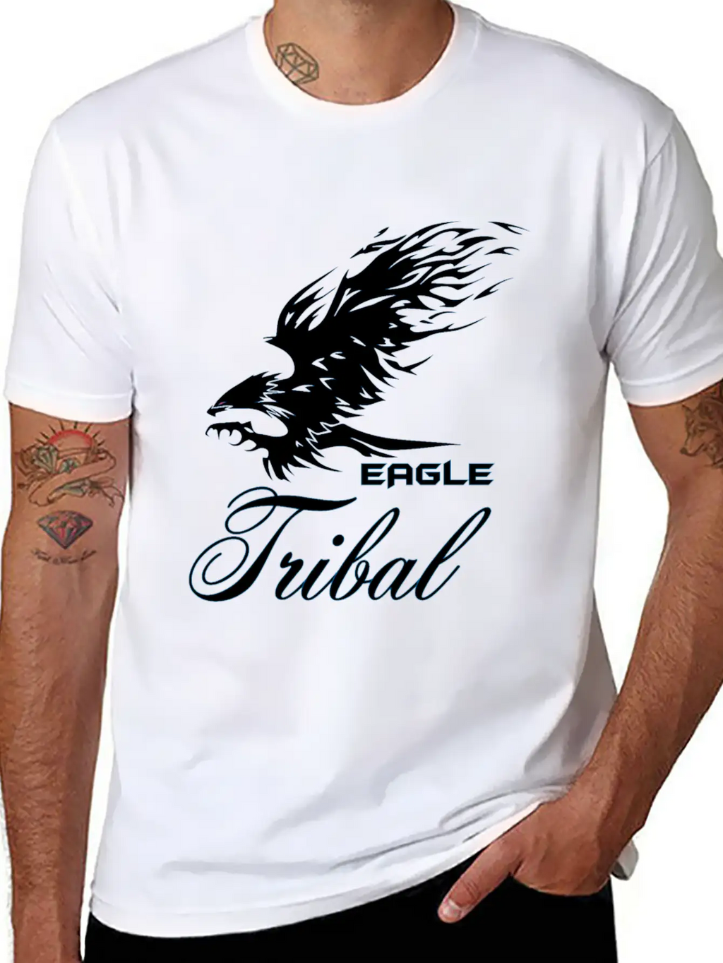 Eagle Tribal Essential Cotton Tee For Daily Outfits – Unisex Style