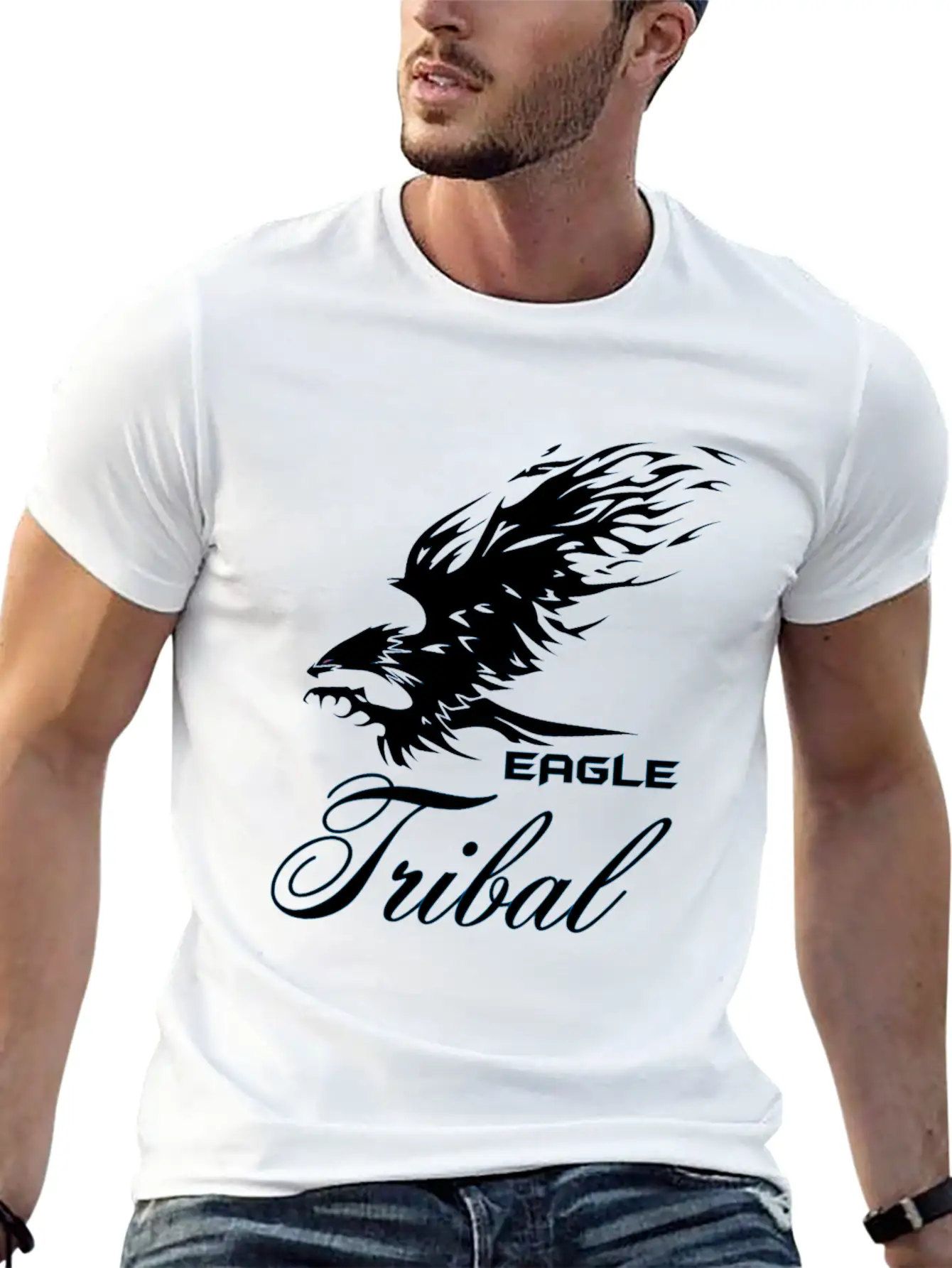 Eagle Tribal Essential Cotton Tee For Daily Outfits – Unisex Style