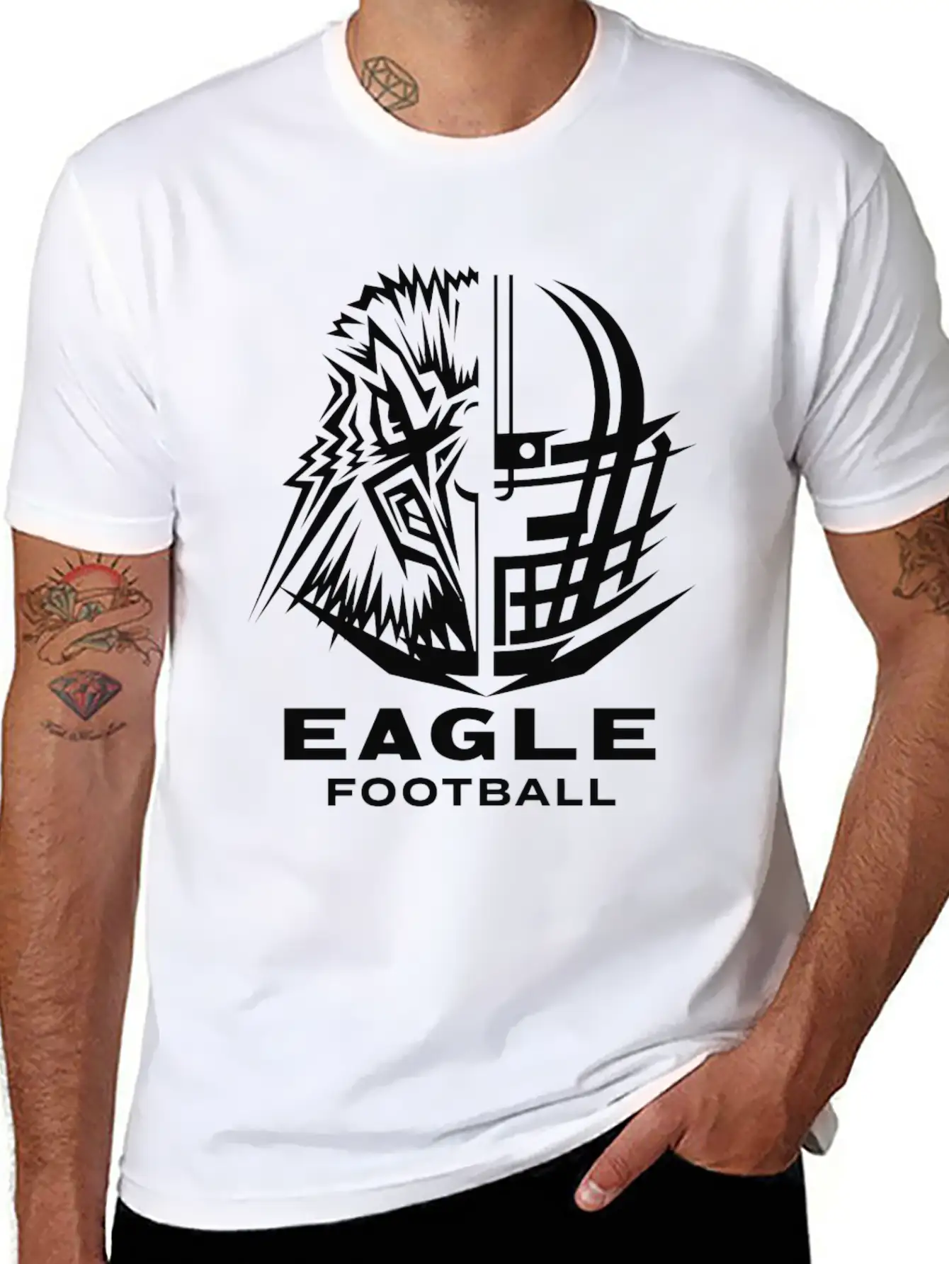 Eagles Football Unisex Casual T-Shirt – Clean Design For Daily Comfort