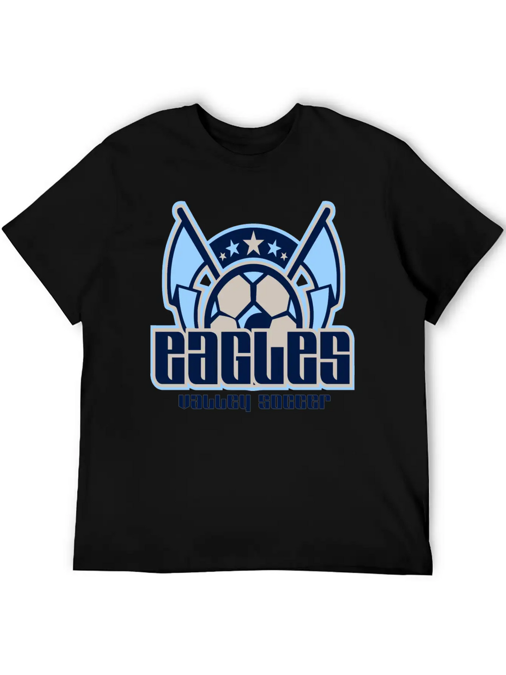 Eagles Valley Soccer Essential Cotton Tee For Daily Outfits – Unisex Style
