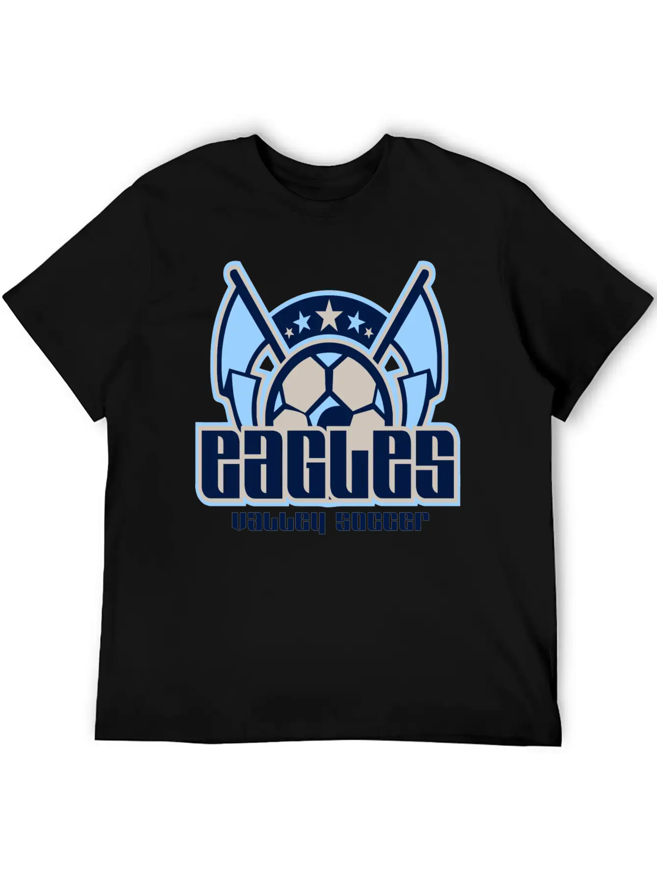 Eagles Valley Soccer Essential Cotton Tee For Daily Outfits – Unisex Style
