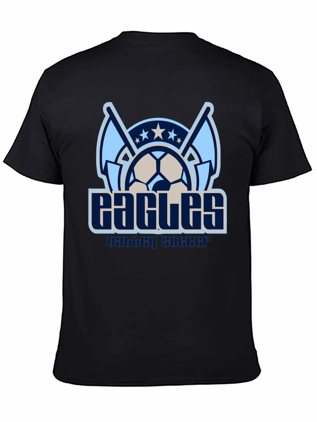 Eagles Valley Soccer Essential Cotton Tee For Daily Outfits – Unisex Style