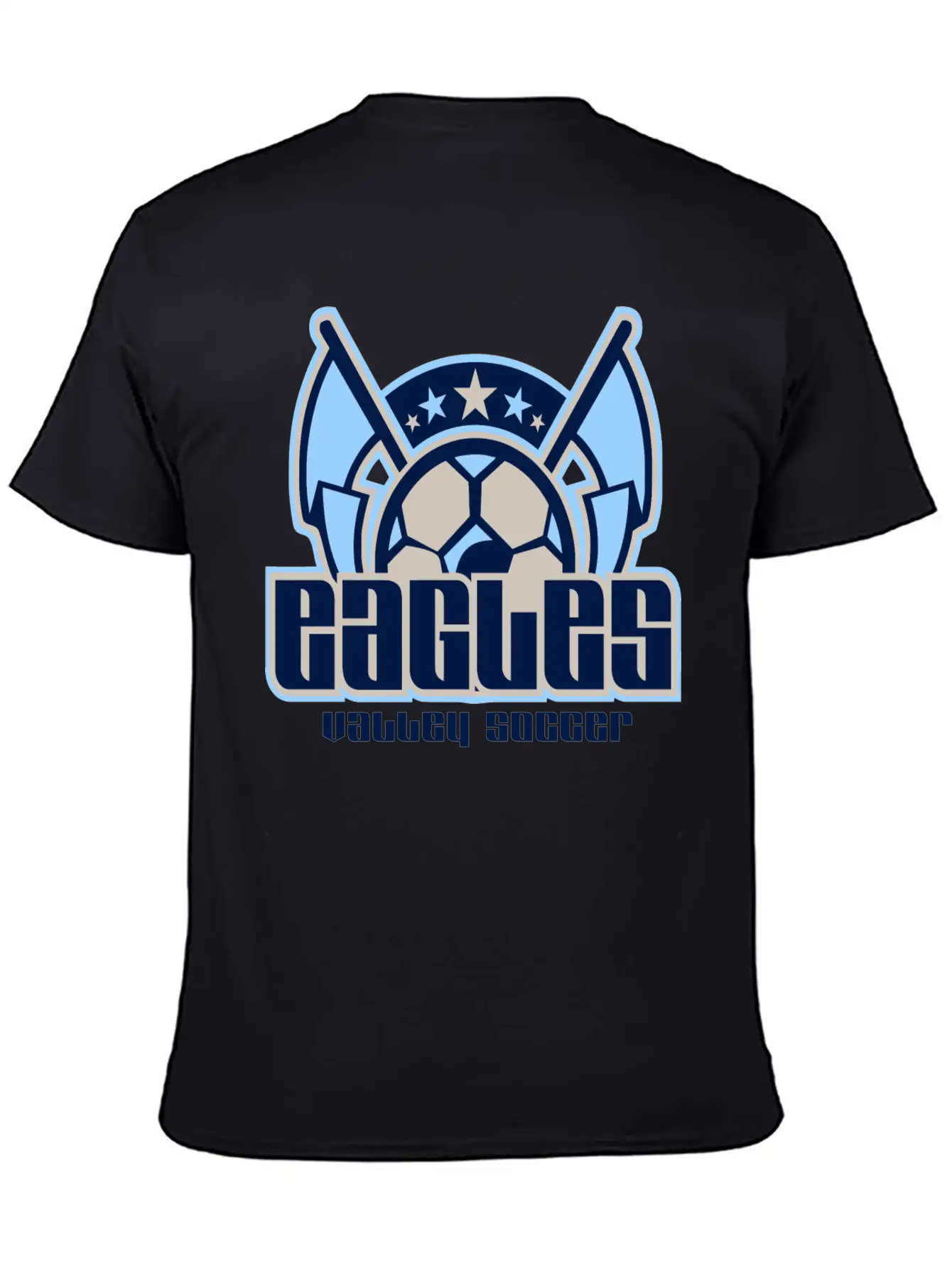 Eagles Valley Soccer Essential Cotton Tee For Daily Outfits – Unisex Style