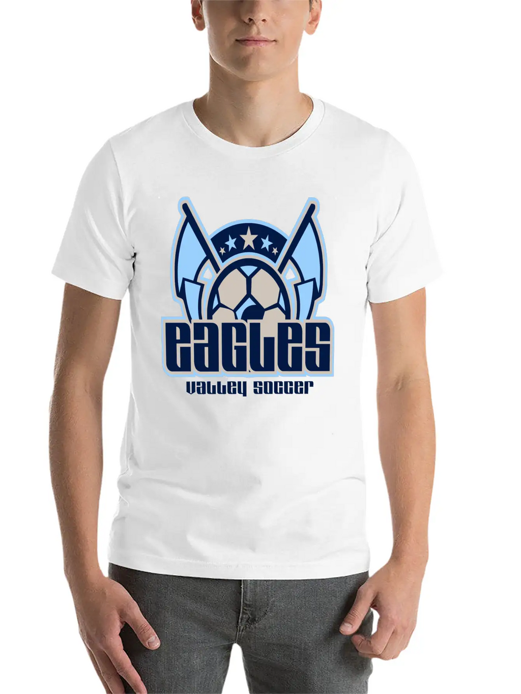 Eagles Valley Soccer Essential Cotton Tee For Daily Outfits – Unisex Style