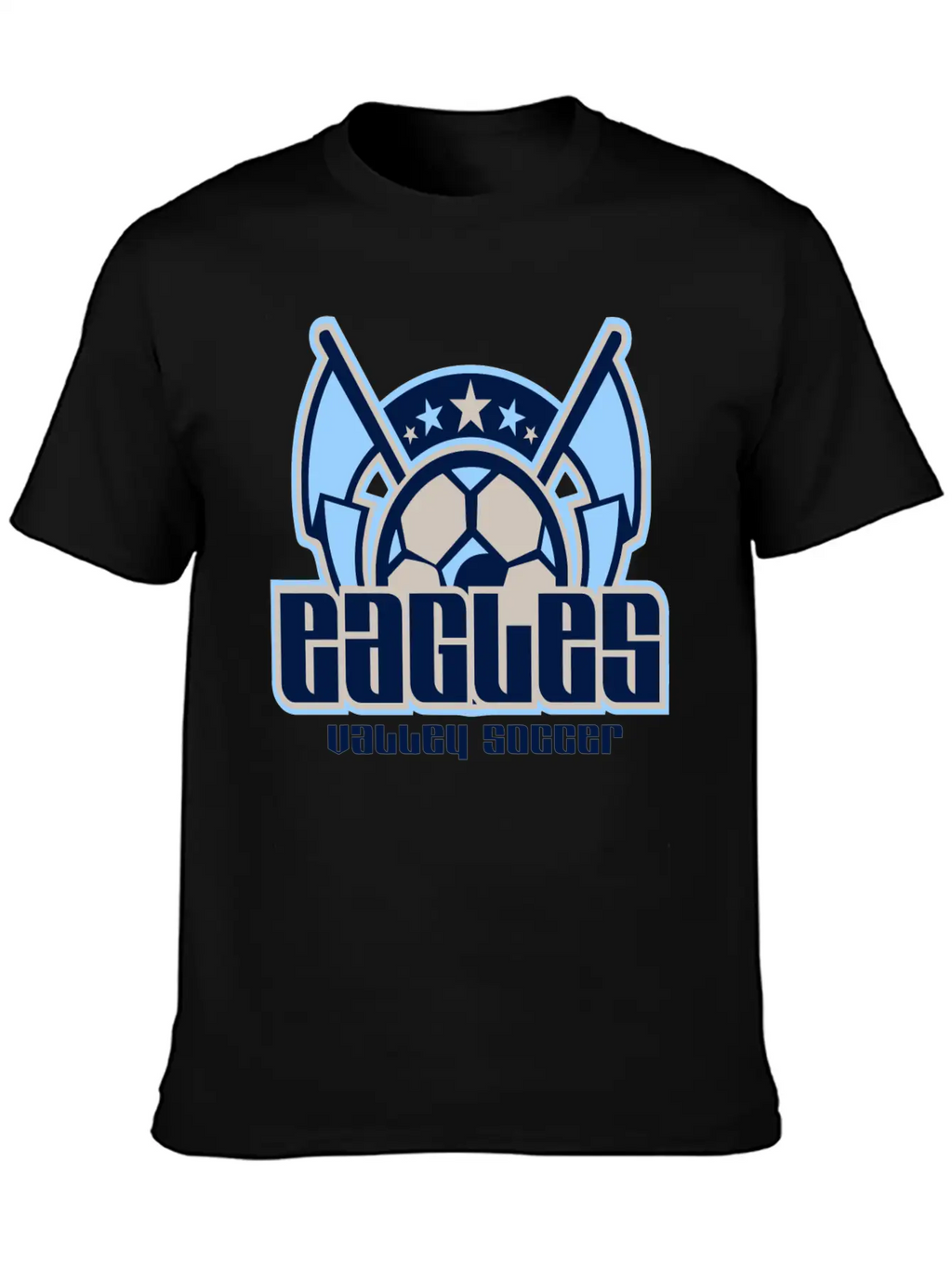 Eagles Valley Soccer Essential Cotton Tee For Daily Outfits – Unisex Style