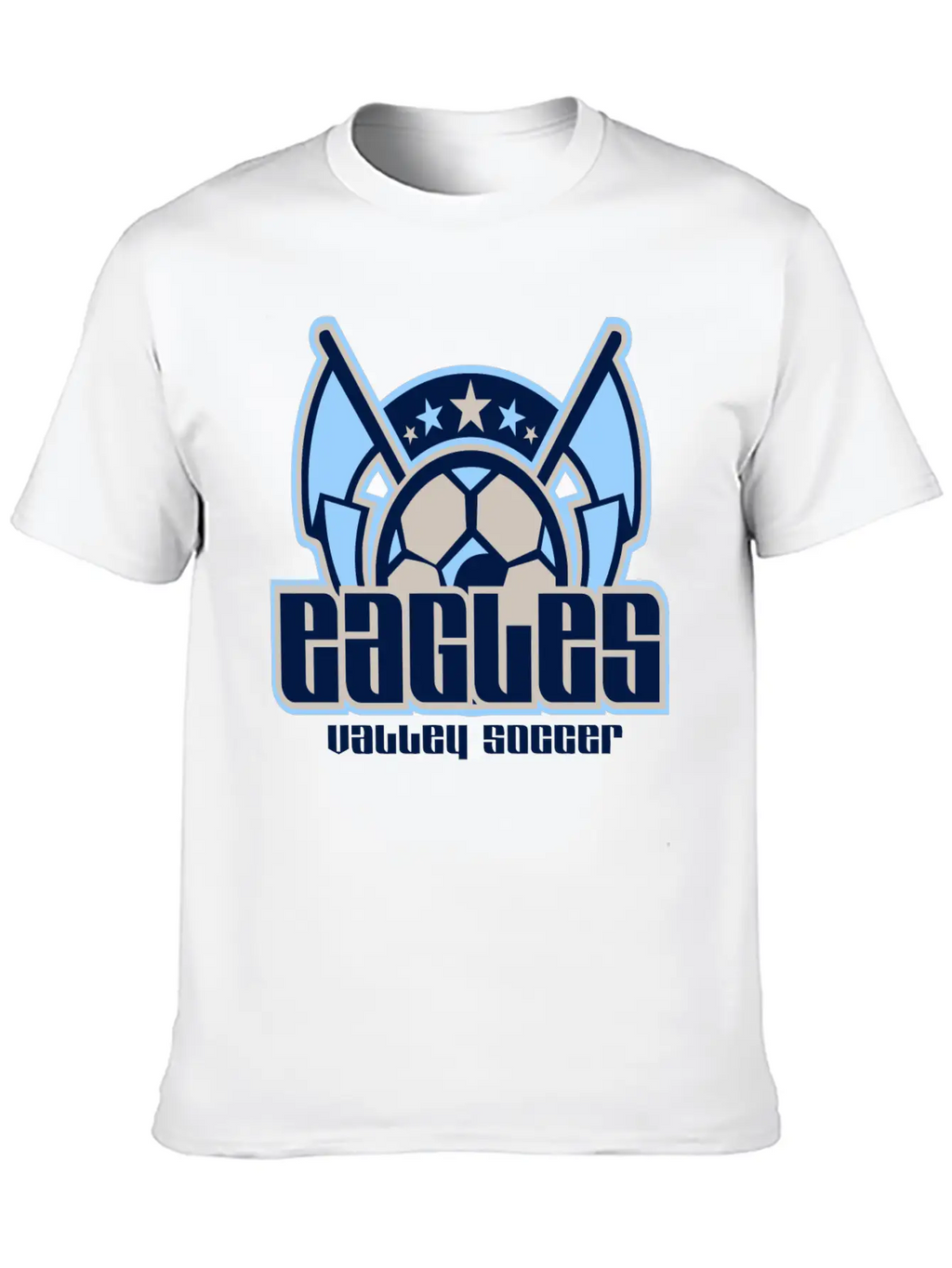 Eagles Valley Soccer Essential Cotton Tee For Daily Outfits – Unisex Style