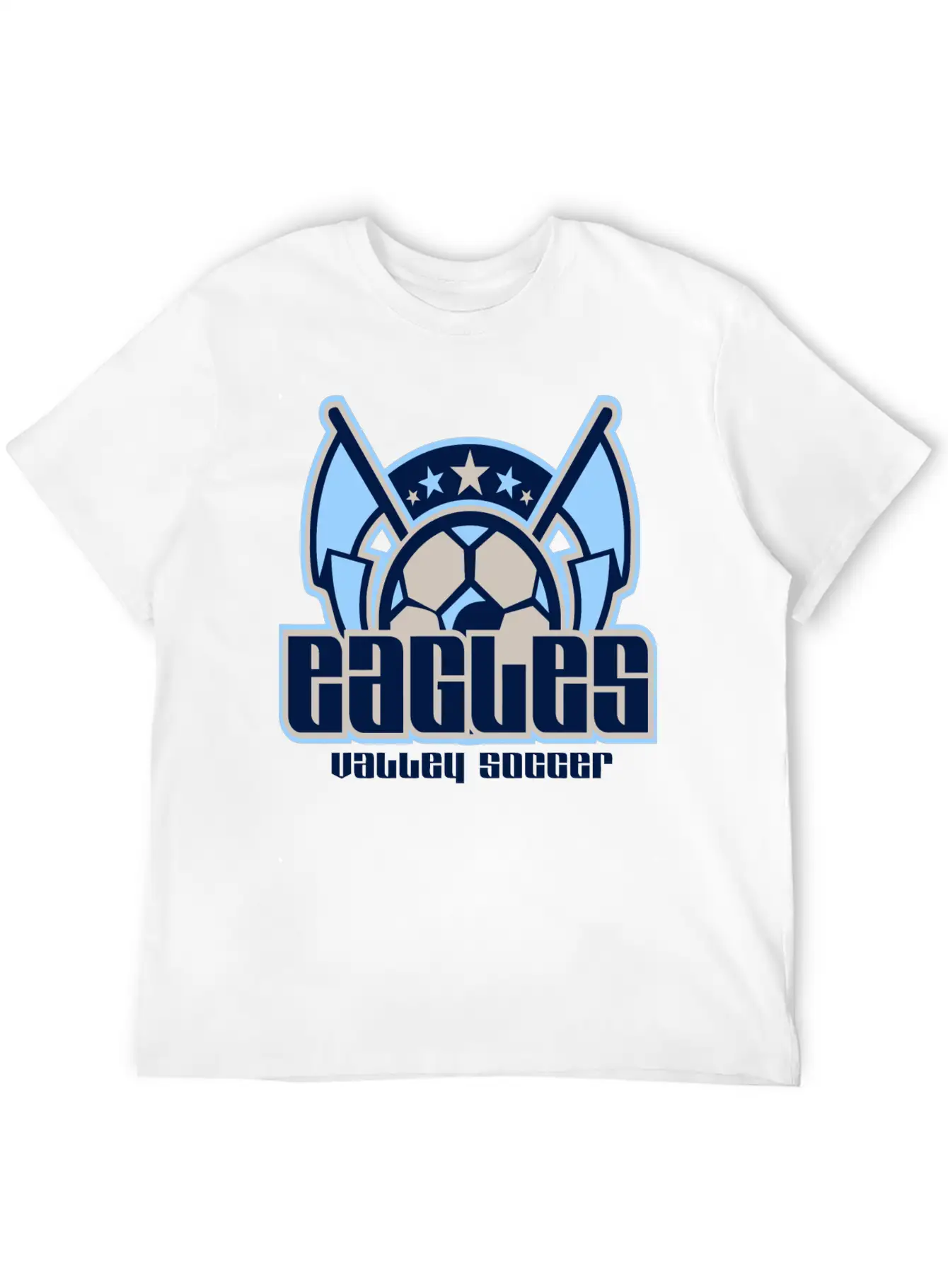 Eagles Valley Soccer Essential Cotton Tee For Daily Outfits – Unisex Style