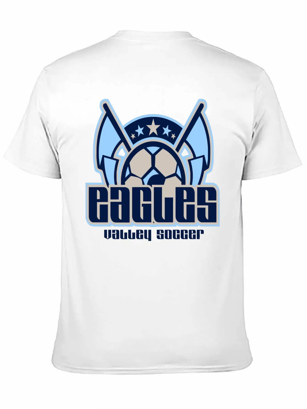 Eagles Valley Soccer Essential Cotton Tee For Daily Outfits – Unisex Style