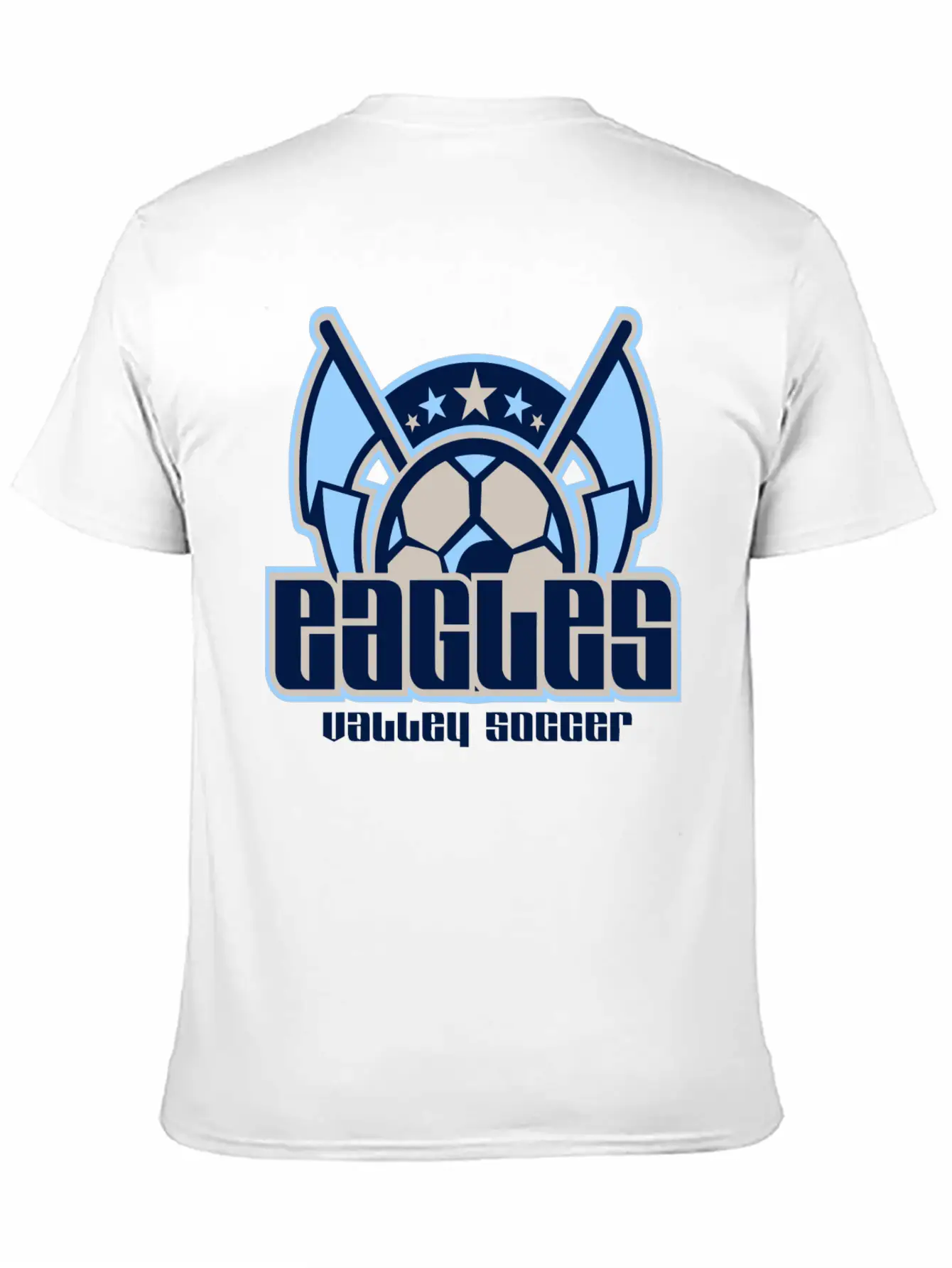 Eagles Valley Soccer Essential Cotton Tee For Daily Outfits – Unisex Style