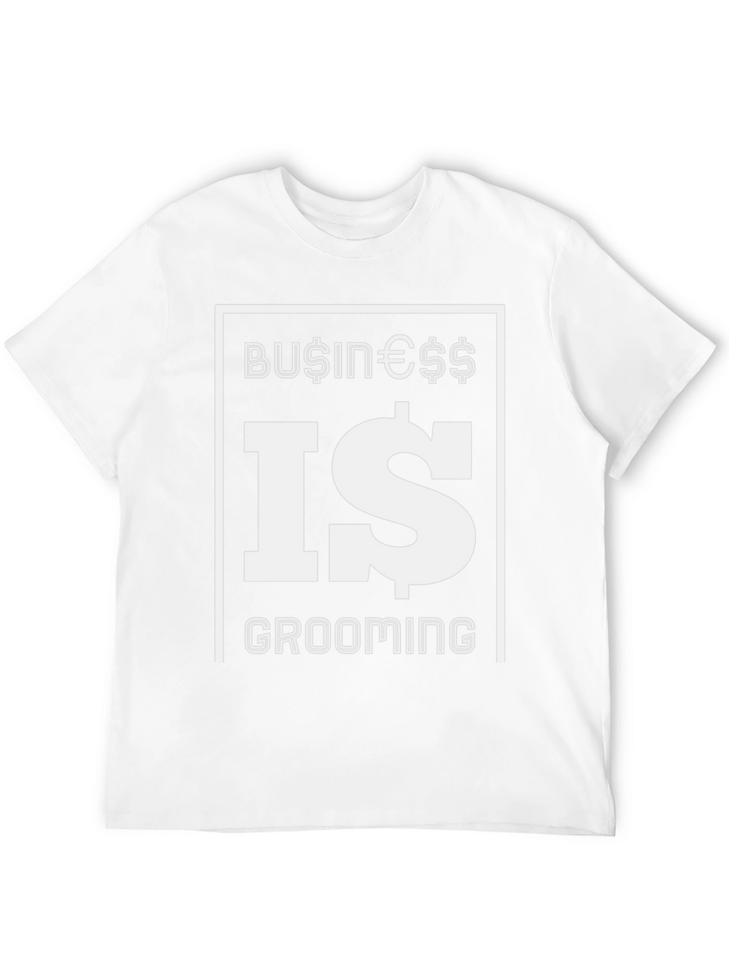 Business Is Grooming Graphic Tee - Stylish Black T-Shirt