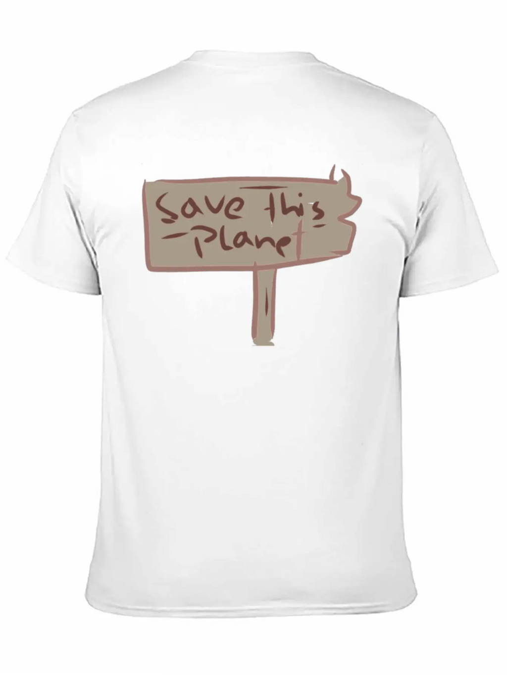 Earth Climate Protection Climate Change Relaxed Everyday Tee – Lightweight And Durable Cotton