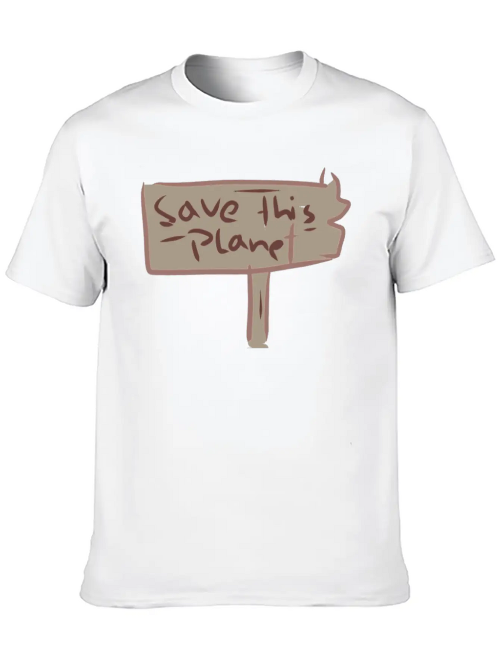 Earth Climate Protection Climate Change Relaxed Everyday Tee – Lightweight And Durable Cotton