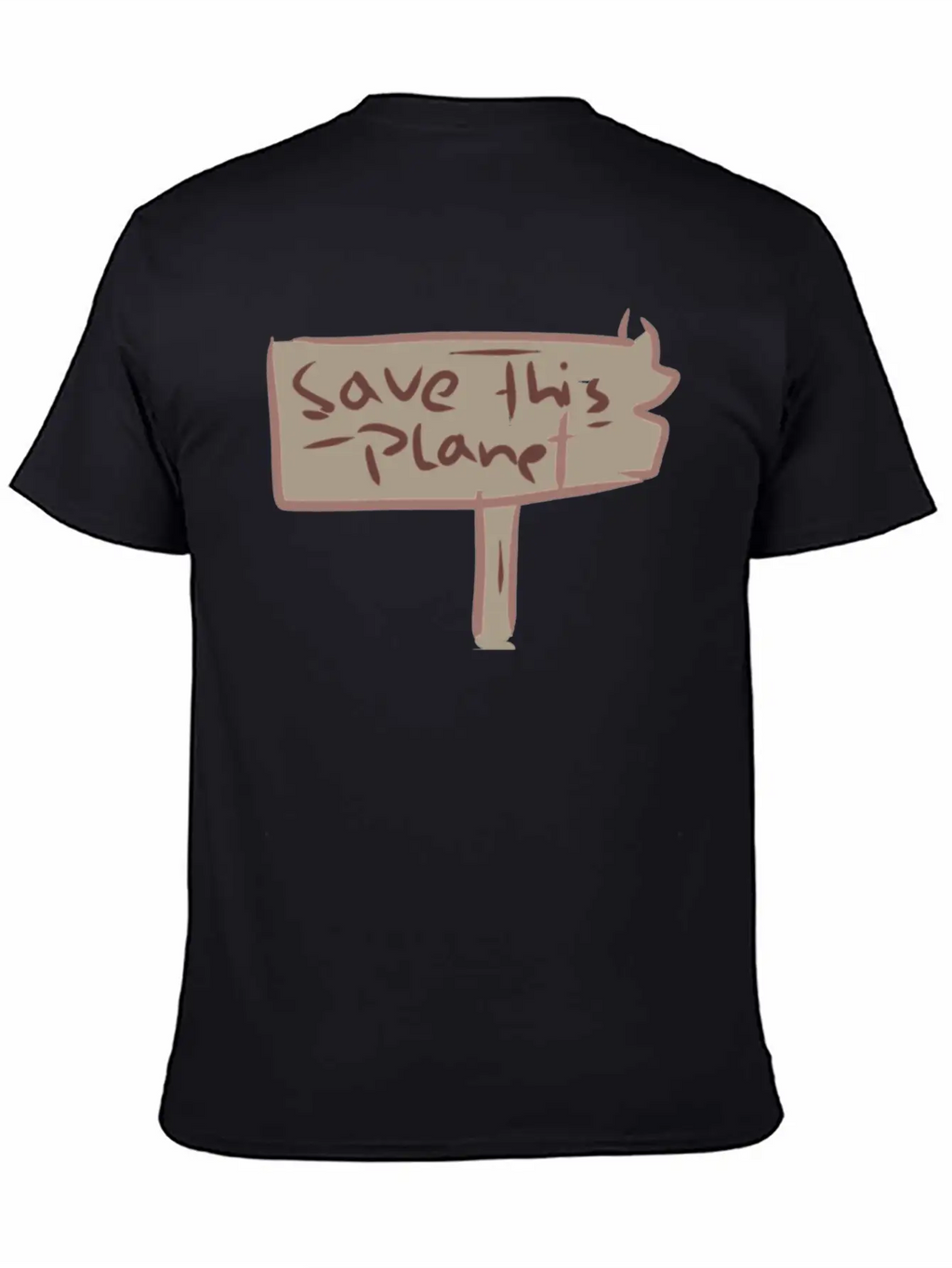 Earth Climate Protection Climate Change Relaxed Everyday Tee – Lightweight And Durable Cotton