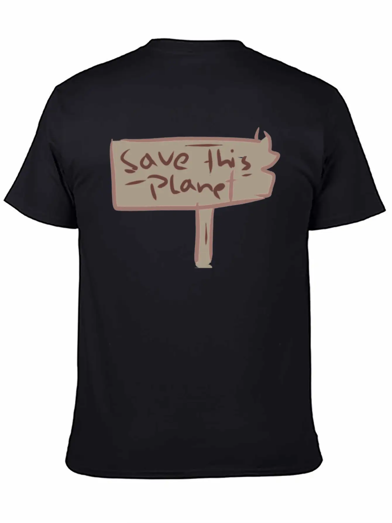 Earth Climate Protection Climate Change Relaxed Everyday Tee – Lightweight And Durable Cotton