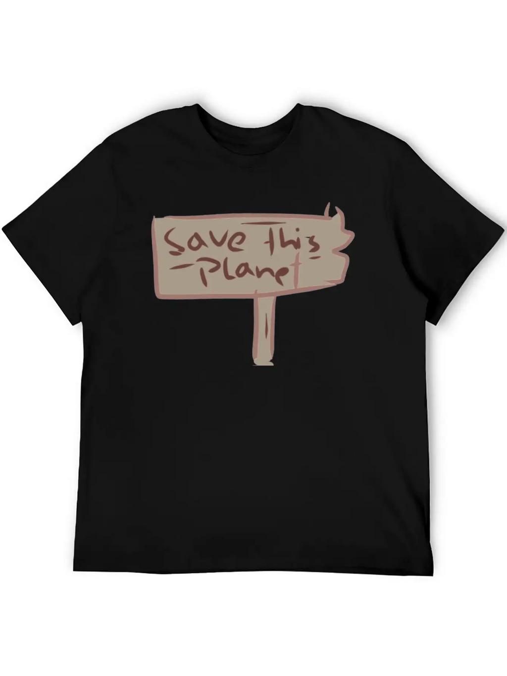 Earth Climate Protection Climate Change Relaxed Everyday Tee – Lightweight And Durable Cotton