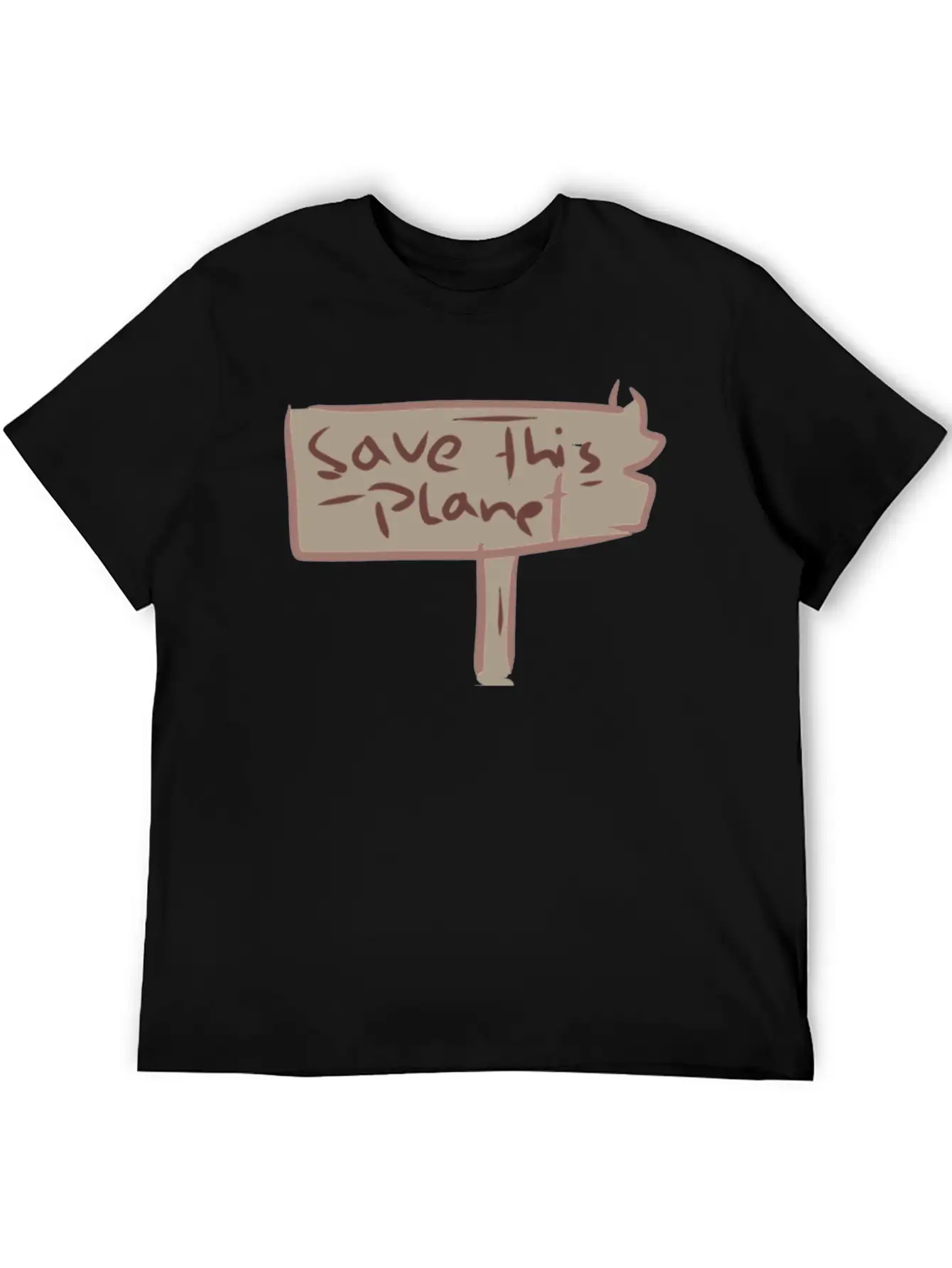 Earth Climate Protection Climate Change Relaxed Everyday Tee – Lightweight And Durable Cotton