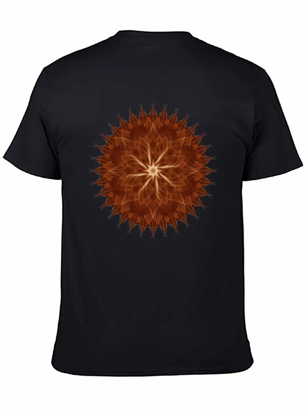 Earth Curves Mandala Breathable Graphic T-Shirt – Perfect For Casual Days