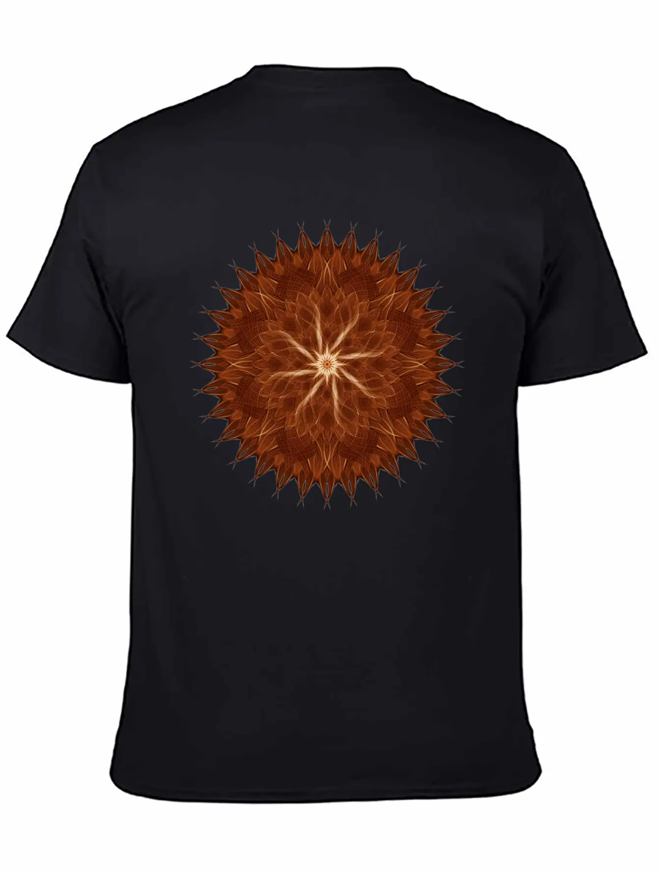 Earth Curves Mandala Breathable Graphic T-Shirt – Perfect For Casual Days