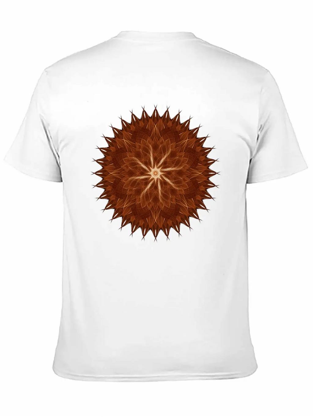 Earth Curves Mandala Breathable Graphic T-Shirt – Perfect For Casual Days
