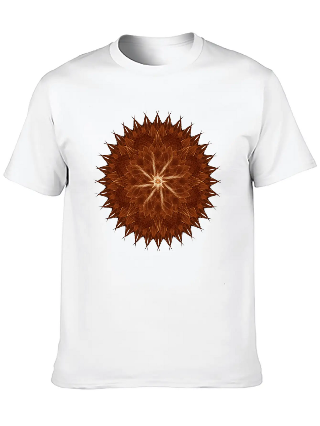 Earth Curves Mandala Breathable Graphic T-Shirt – Perfect For Casual Days
