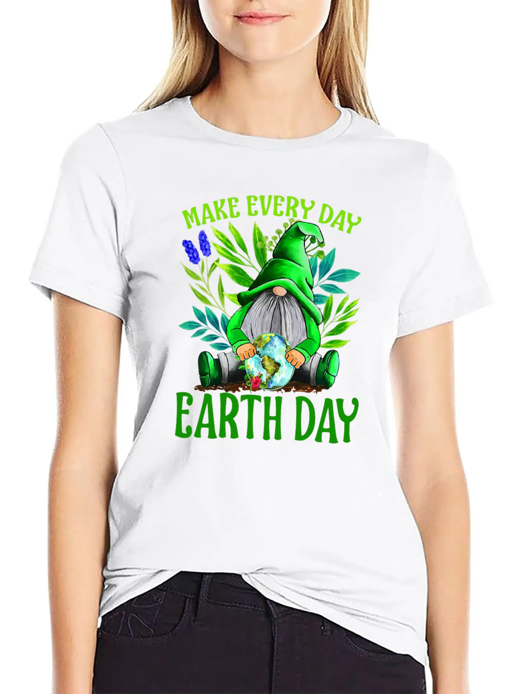 Earth Day 2023 Make Every Day Earth Day Teacher Stylish Everyday T-Shirt – Unisex Basic Cotton Tee