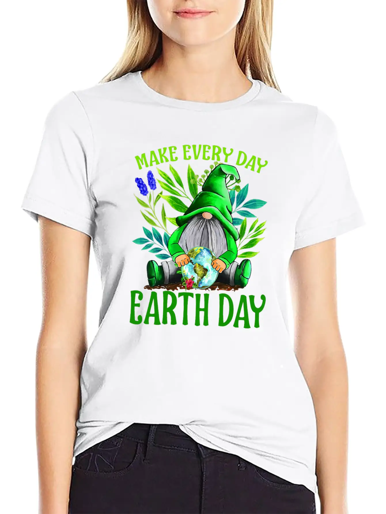 Earth Day 2023 Make Every Day Earth Day Teacher Stylish Everyday T-Shirt – Unisex Basic Cotton Tee