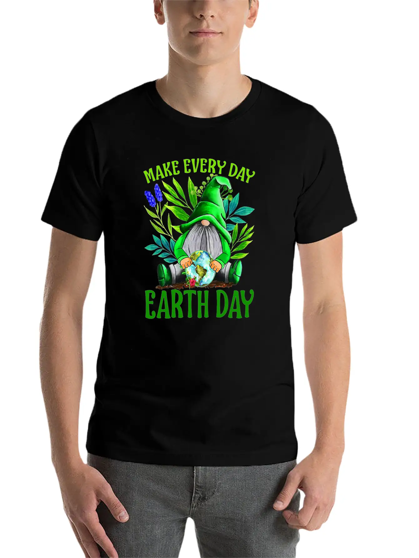 Earth Day 2023 Make Every Day Earth Day Teacher Stylish Everyday T-Shirt – Unisex Basic Cotton Tee