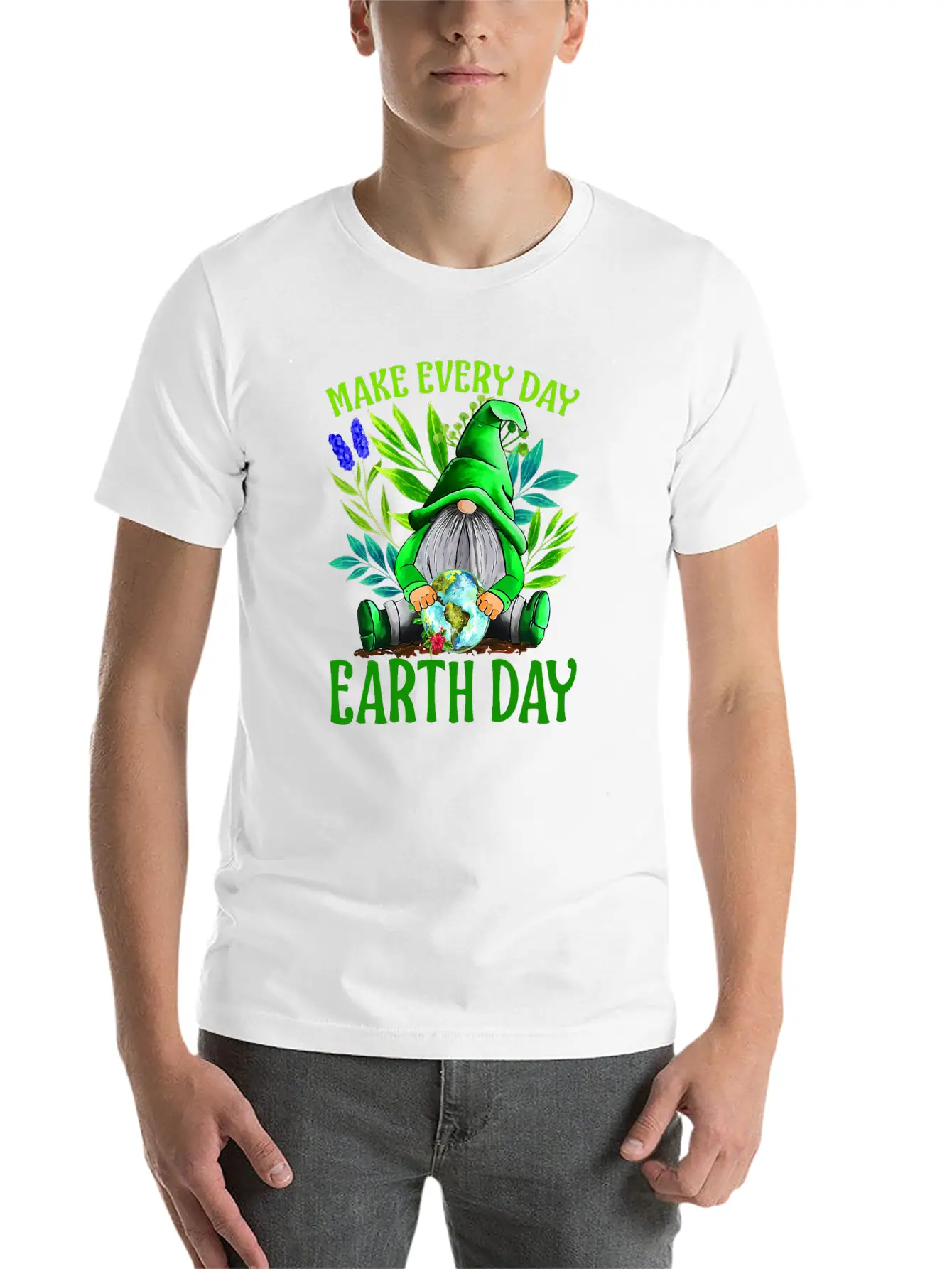 Earth Day 2023 Make Every Day Earth Day Teacher Stylish Everyday T-Shirt – Unisex Basic Cotton Tee