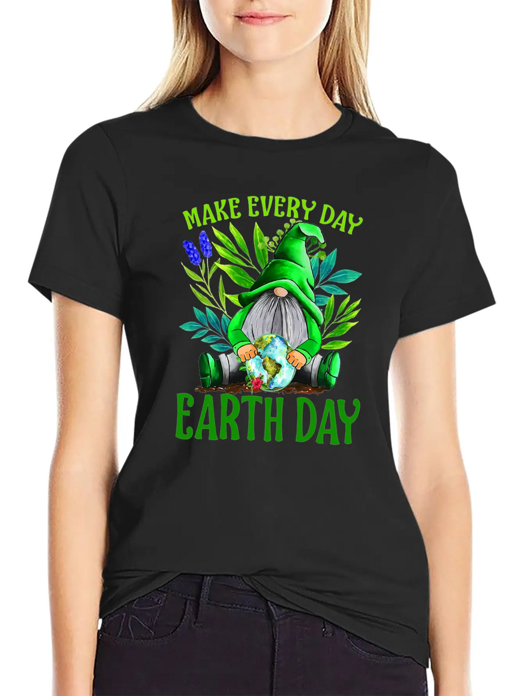 Earth Day 2023 Make Every Day Earth Day Teacher Stylish Everyday T-Shirt – Unisex Basic Cotton Tee
