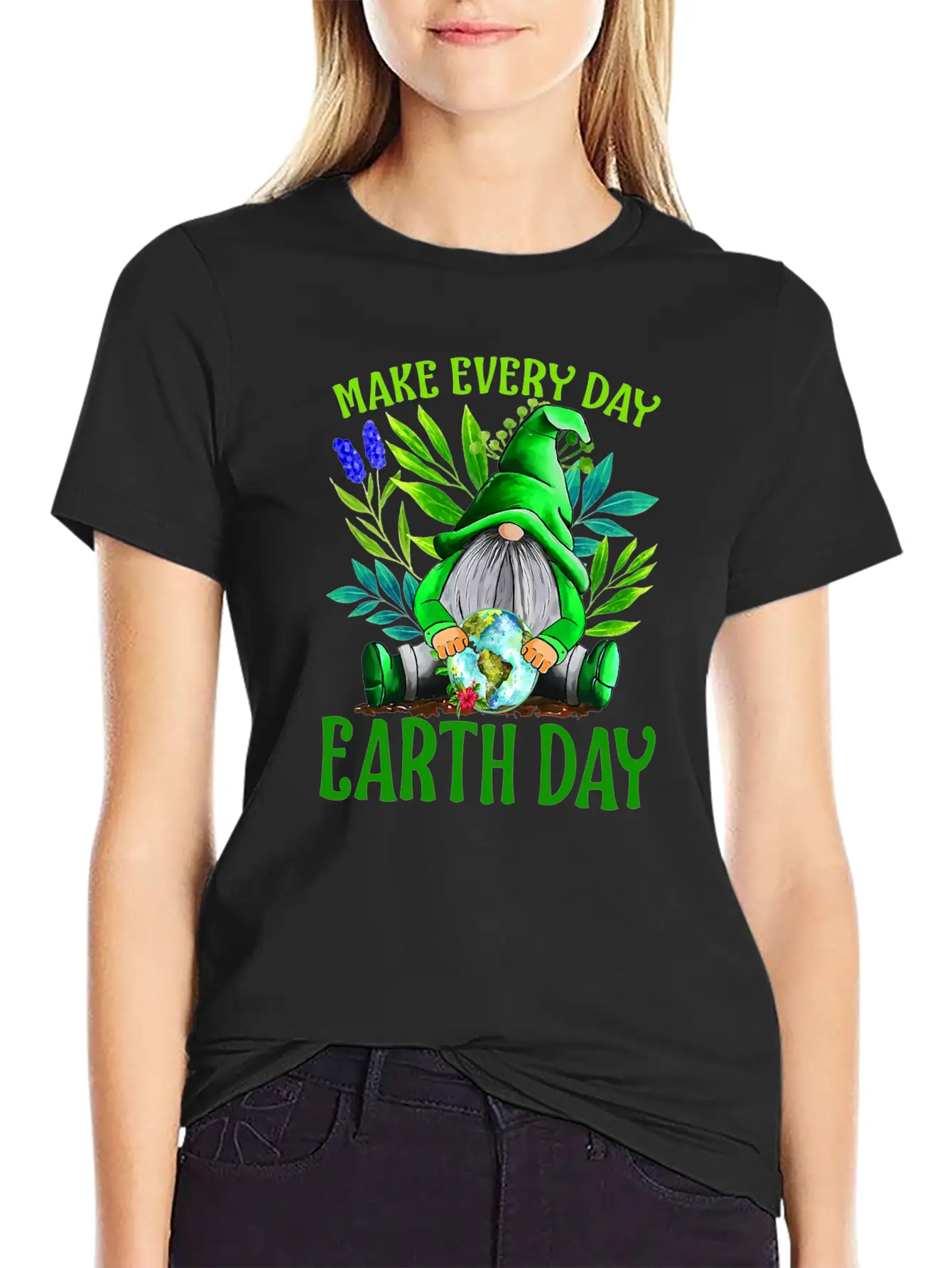 Earth Day 2023 Make Every Day Earth Day Teacher Stylish Everyday T-Shirt – Unisex Basic Cotton Tee