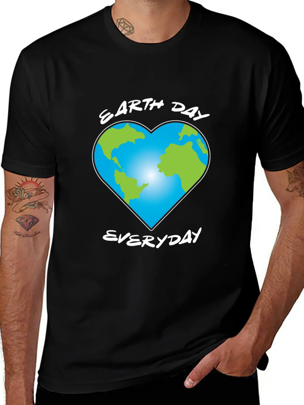Earth Day Everyday Peace Cohesion Freedom Essential Cotton Tee For Daily Outfits – Unisex Style