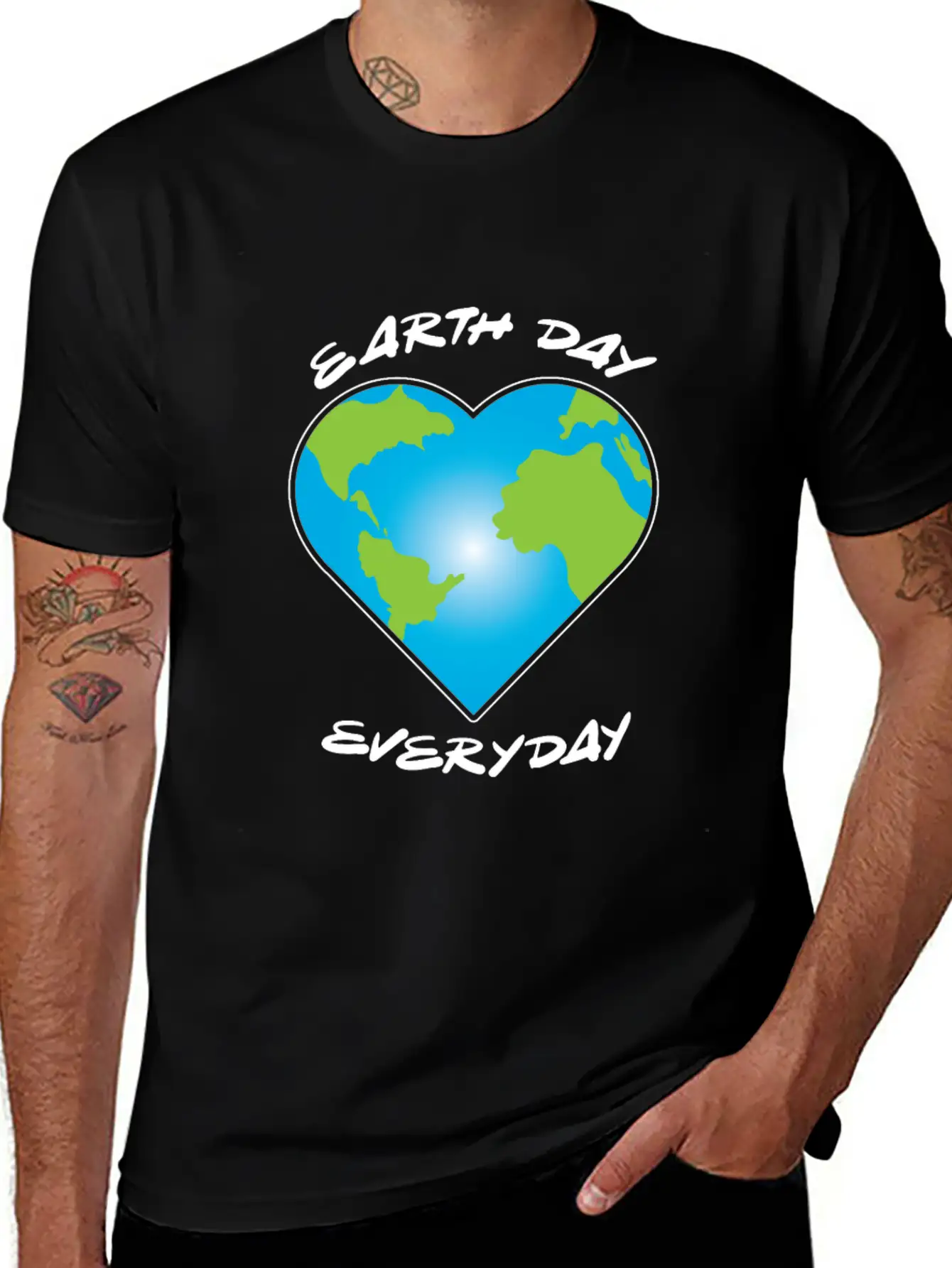 Earth Day Everyday Peace Cohesion Freedom Essential Cotton Tee For Daily Outfits – Unisex Style